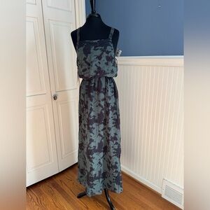 NWT Zara printed dress with beaded straps